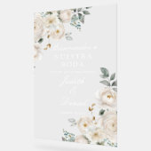 Welkom bruiloft teken in het Spaans Acryl Bord (Hoek)