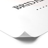 Welkom Bruiloft Thee Bruiloft Citroenen Roze Bord Poster (Hoek)