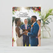 Welkom bruiloft uitnodiging ontwerp (Staand voorkant)