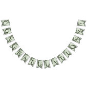 Welkom bruiloft van Greenery Floral Leaves Vlaggetjes (Alle)