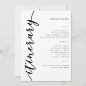 Welkom bruiloft Wekend reisroute-Kaarten (Achterkant)