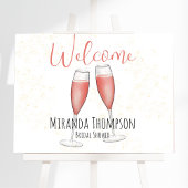 Welkom Brunch en Bubbly Vrijgezellenfeest Champagn Poster