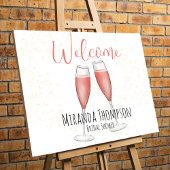 Welkom Brunch en Bubbly Vrijgezellenfeest Champagn Poster