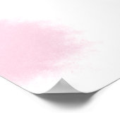 Welkom Bubble Tea Baby shower Welkom Poster (Hoek)