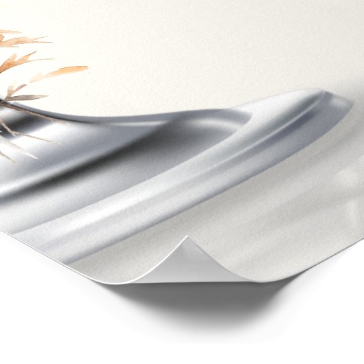 Welkom Bubbles & Brews Herfst Wilde Bloemen Douche Poster (Hoek)