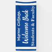 Welkom buitenschool terug banner (Verticaal)