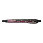 Welkom Burgundy Agate Gold Wedding Zwarte Inkt Pen (Bodem)