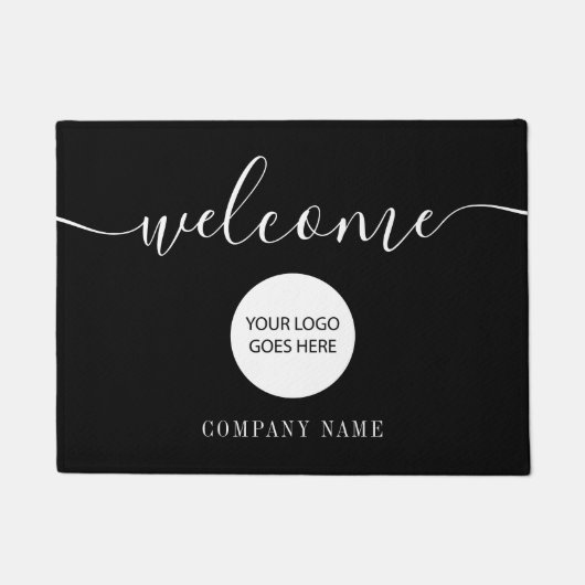 Welkom Business Company Logo Deurmat (Voorkant)