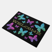Welkom Butterflies Deurmat (Schuin)