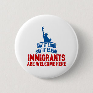 Welkom Button immigranten
