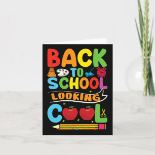 Welkom Byck op de eerste schooldag van de leraar Kaart