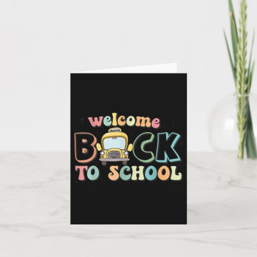 Welkom Byck op de schoolbus Kaart (Voorkant)