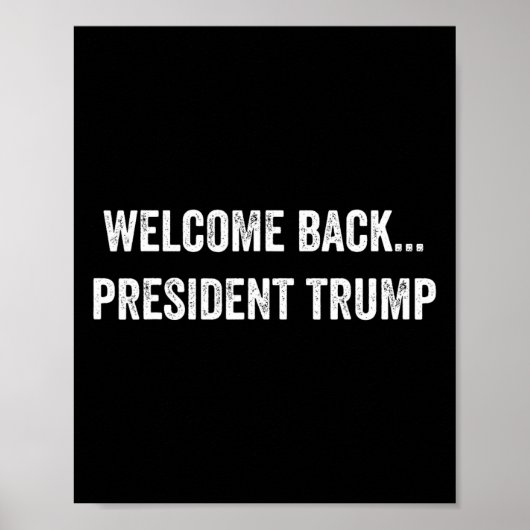 Welkom, Byck... President Trump Verkiezingen 2024 Poster (Voorkant)