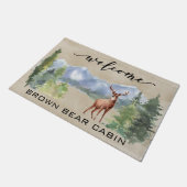 Welkom Cabin Lodge Herten Mountain huis Deurmat (Schuin)