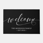 Welkom Calligrafie-handmatige Deurmat (Voorkant)