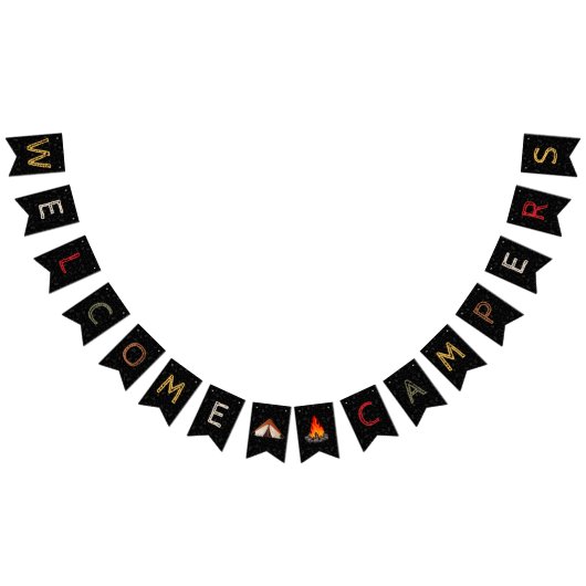 Welkom Campers Bunting Banner (Alle)