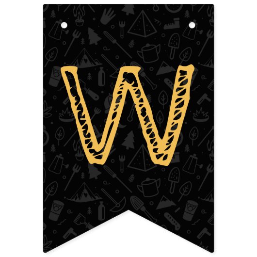 Welkom Campers Bunting Banner (Eerste vlag)