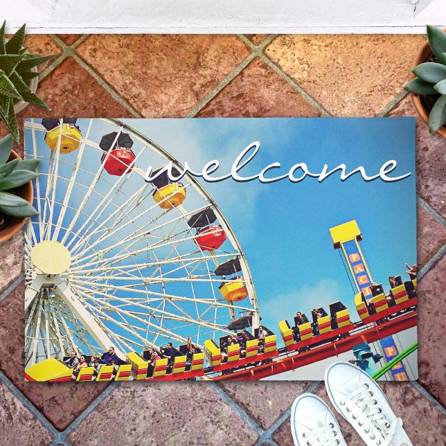 Welkom Carnival Ferris Wheel Roller Onderzetter Fo Deurmat (Creator heeft geüpload)