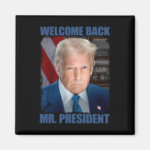 Welkom Ck de heer president Donald Trump inaugurat Magneet