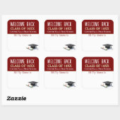 Welkom! Class Reunion naam tag stickers (Vel)