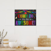 Welkom Classroom-Poster Poster (Keuken)