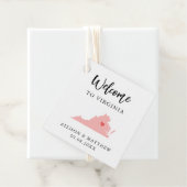 Welkom Colour Virginia Wedding Bag Bedankjes Labels (In situ)