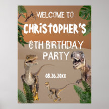 Welkom Cool Dinosaurs Birthday Party
