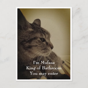 Welkom Cool & Funny Bathroom Briefkaart