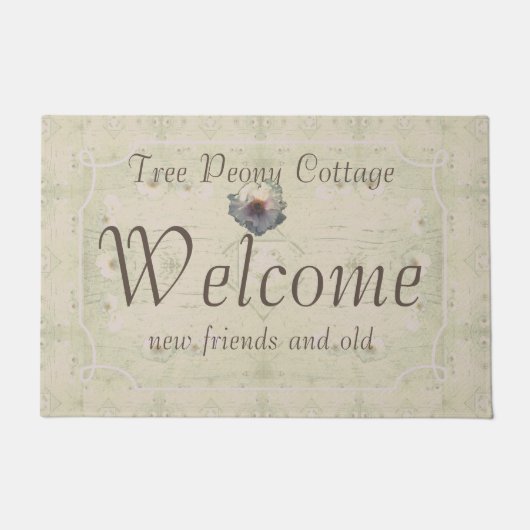 Welkom Cottage Charm Deurmat (Voorkant)
