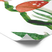 WELKOM Cottcore Fox Mushrooms Baby shower Poster (Hoek)