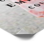 Welkom Couple's Shower Foto Digitaal of Poster (Hoek)