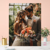 'Welkom' Custom Photo Wedding Acryl Bord (Huwelijk)