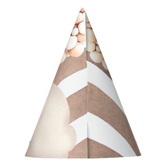 Welkom Cute Beer Baby shower Feesthoedjes (Achterkant)