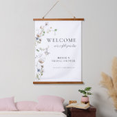 Welkom Dainty Wildflower Sign Hangend Wandkleed (Slaapkamer)
