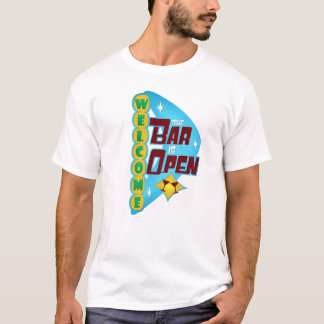 Welkom, de bar is open t-shirt