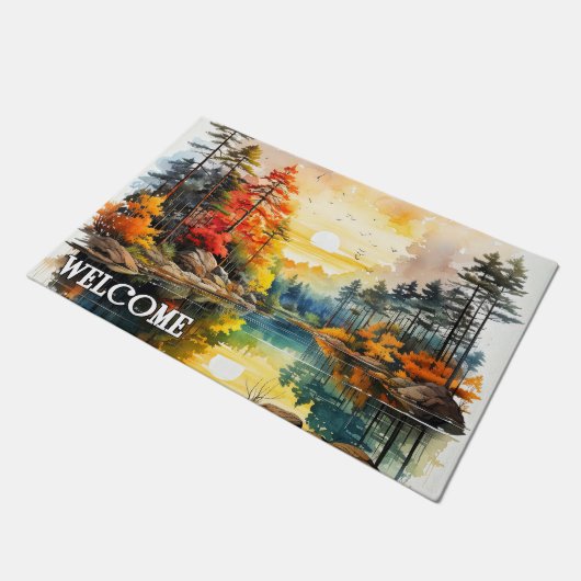 Welkom | De grote buitenlucht Deurmat (Schuin)