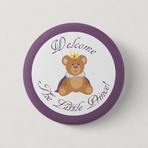 Welkom de kleine prins ronde button 5,7 cm