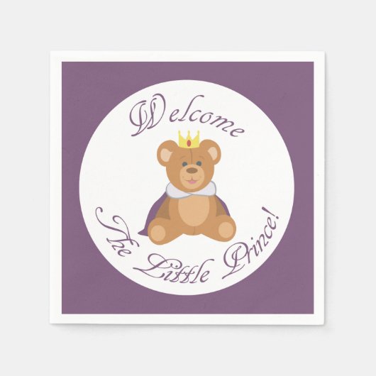 Welkom de kleine prins servetten (Voorkant)