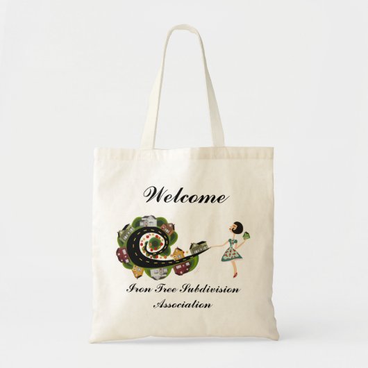 Welkom deelsector tote bag (Voorkant)