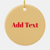 Welkom,  deer, voeg tekst toe, bewerk deze keramisch ornament (Achterkant)