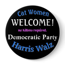 Welkom Democratische Button