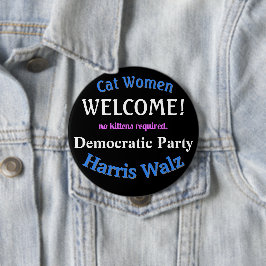 Welkom Democratische Button