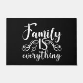 Welkom Deur Mat Familie is alles (Voorkant)
