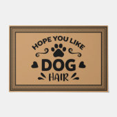 Welkom deur Mat Hoop dat je van hond kokoskleur ho (Voorkant)