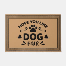 Welkom deur Mat Hoop dat je van hond kokoskleur ho