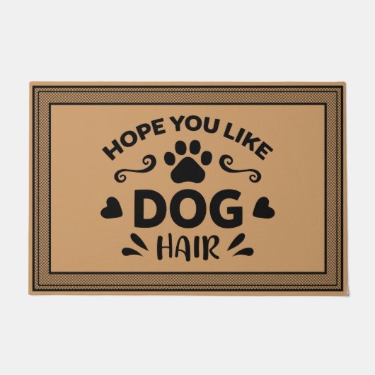 Welkom deur Mat Hoop dat je van hond kokoskleur ho (Voorkant)