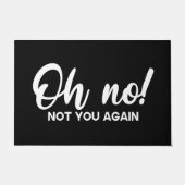 Welkom deur Mat Oh nee! Niet weer zwart wit (Voorkant)