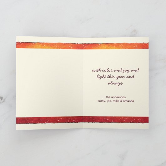 Welkom deur met Snowy-kerstfeestkaart Feestdagen Kaart (Binnen)