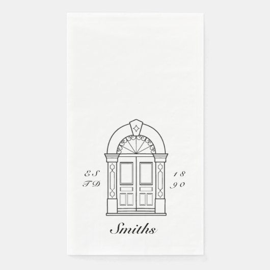 Welkom deur servet (Voorkant)