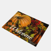 Welkom Deurklep van pompoen en slijmvliezen Deurmat (Schuin)